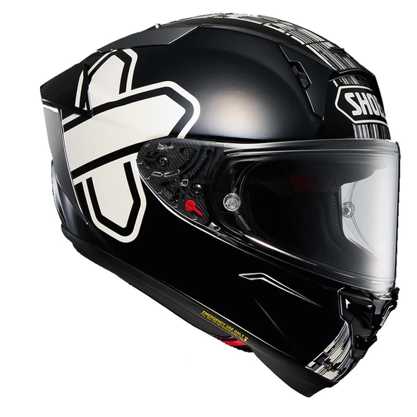 SHOEI X-SPIRIT PRO CROSS LOGO TC-5 KASK - Resim 4