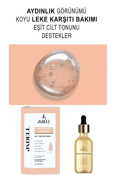 JADELL Niacinamide, hyaluronic Acid Aydınlatıcı Canlandırıcı Gözenek Sıkılaştırıcı Alkol, Paraben İçermeyen Leke Karşıtı Serum 30 ml - 6