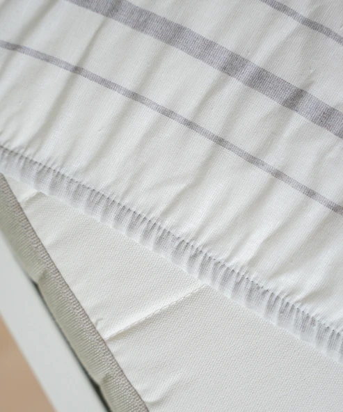 Cotton Collection Çift Kişilik Çizgili Çarşaf Seti Solinea - 3