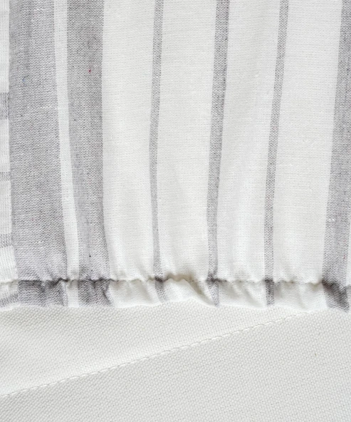 Cotton Collection Çift Kişilik Çizgili Çarşaf Seti Mistray - 3