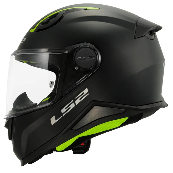 LS2 KID MAT SİYAH ÇOCUK KASK ürün görseli