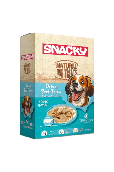 Kurutulmuş Dana Işkembe Köpek Ödül Maması 100 gr ürün görseli 1