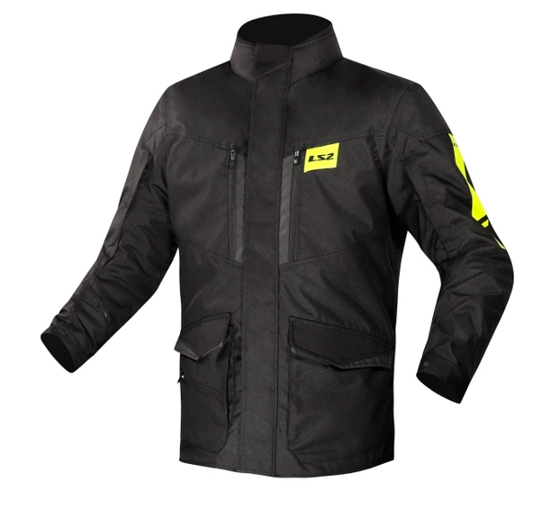 LS2 METROPOLIS EVO MONT SİYAH-NEON SARI ürün görseli 1