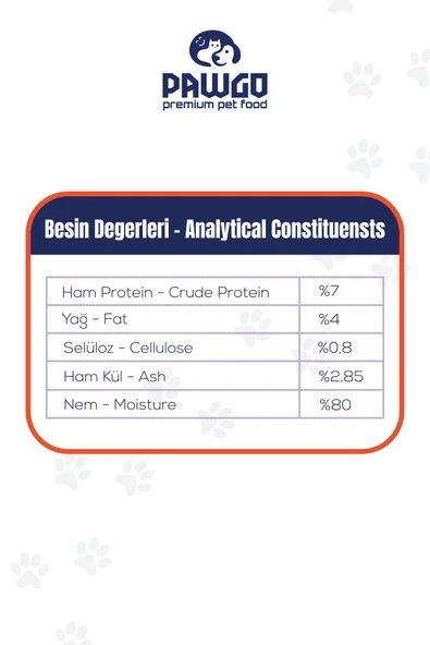 Pawgo Chicken Harmony | Tavuklu | 400g X 24 | Parça Etli | Kedi Yaş Mama - 3