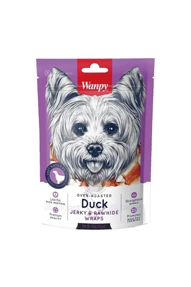 Deri Üzerine Ördek Sarılı Köpek Ödülü 100 gr - Resim 3