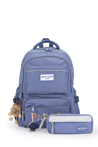 Pierre Cardin Okul Sırt Çantası Mavi PC.07PC344.MV - Resim 6