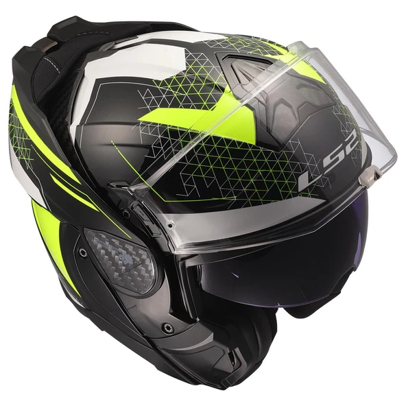 LS2 ADVANT 2 ASTRAL NEON SARI KASK - Resim 5