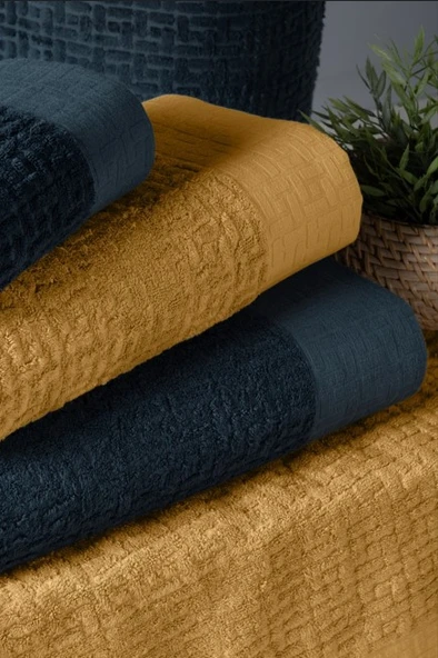 Altınbaşak Bambu Bornoz Seti Lisse Moonlit Amber - Resim 3