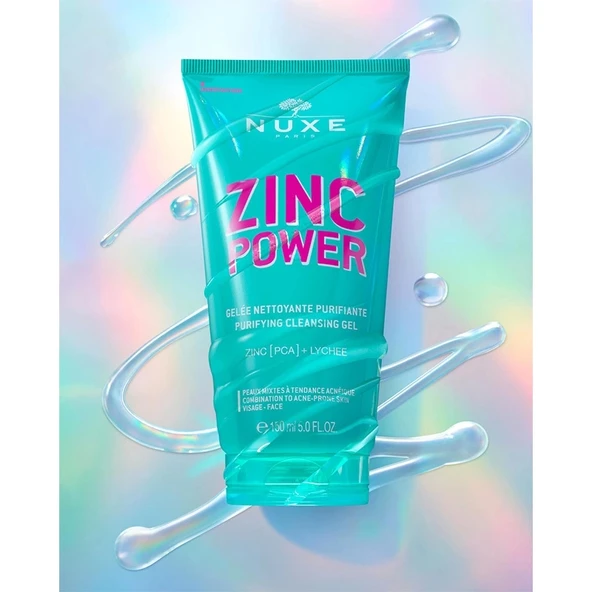 Nuxe Zinc Power Arındırıcı Temizleme Jeli (Karma ve yağlı) 150 ml - 2
