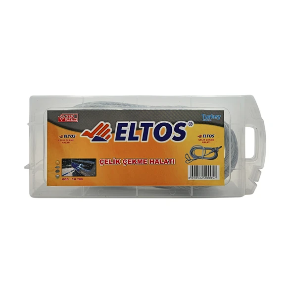 Eltos CH200 6-8mm 3.5 Metre Çelik Çekme Halatı - Resim 2