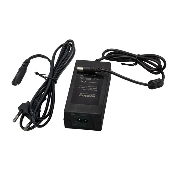 12 Volt - 5 Amper 5.5*2.5 Uçlu Yerli̇ Üreti̇m Plasti̇k Kasa Masaüstü Adaptör - Resim 3