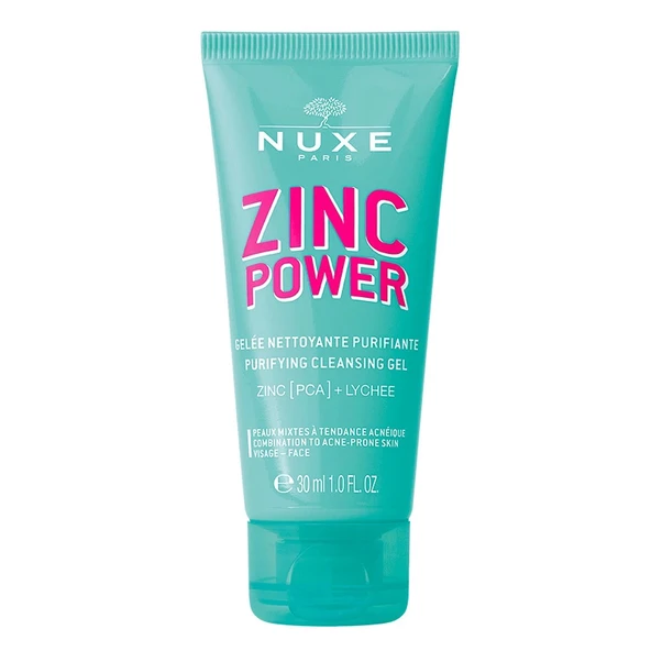 Nuxe Zinc Power Arındırıcı Temizleme Jeli (Karma ve yağlı) 150 ml