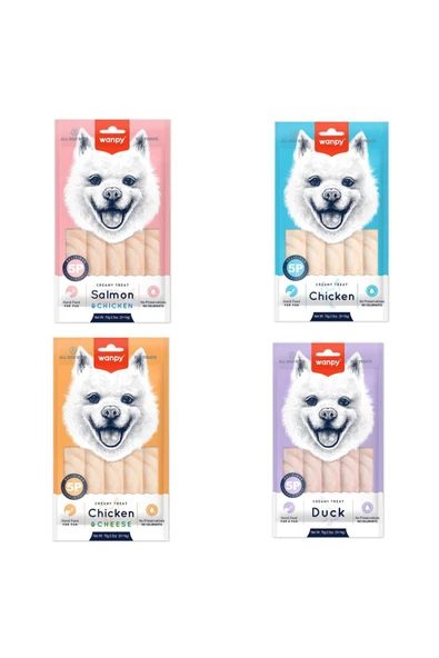 4 Çeşit Sıvı Köpek Ödülü 5x14gr( 4 Adet) ürün görseli 1