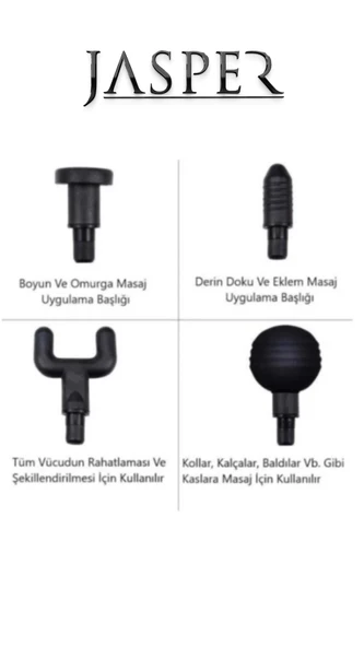 Jasper Lc-002 Şarjlı Masaj Aletı - Resim 3
