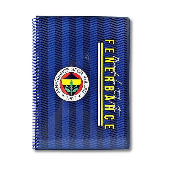 Fenerbahçe A4 72 Yaprak Karton Kapak Spiralli Defter Kareli (594567) 1 Adet