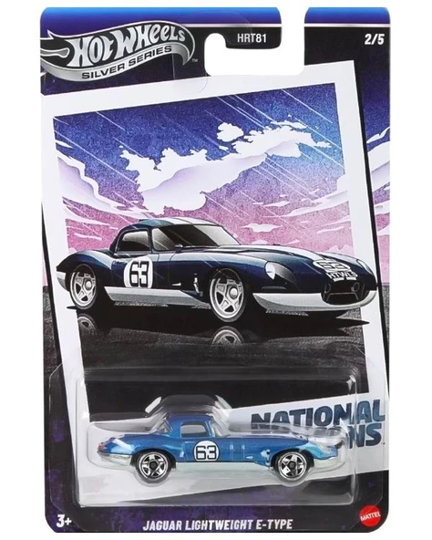 Hot Wheels Silver Series Jaguar Lightweight E Type JBY90 ürün görseli
