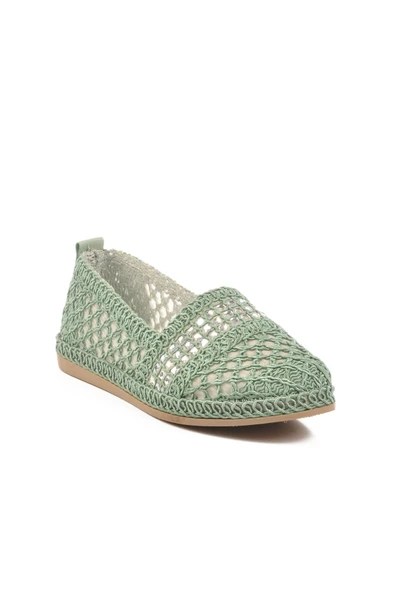 Pierre Cardin Yeşil Triko Kadın Babet - 3