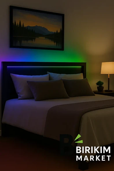 Rgb Şerit Led Set 5 Metre, Kumanda ,Adaptör - 2
