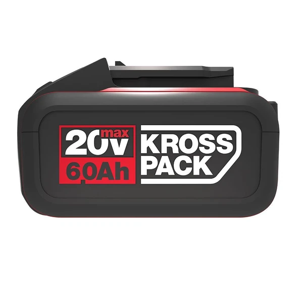 Kress KAB24 20Volt 6.0Ah Li-ion Kross Pack Profesyonel Yedek Akü - Resim 3