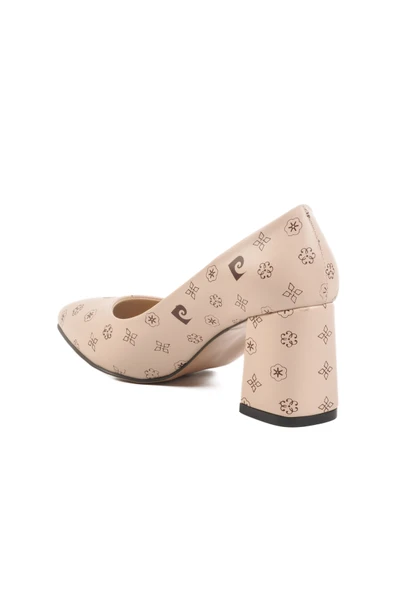 Pierre Cardin Bej Kadın Topuklu Ayakkabı - Resim 4