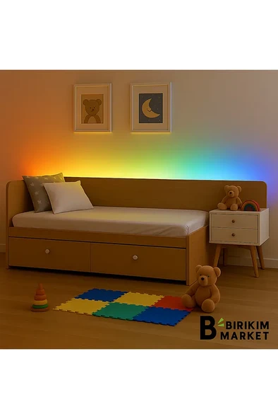 Rgb Şerit Led Set 5 Metre, Kumanda ,Adaptör - 3