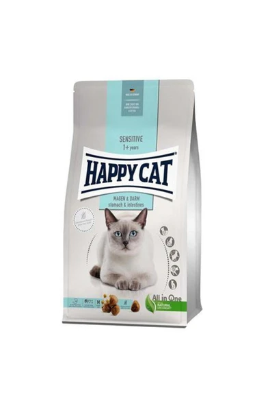 Happy Cat Stomach & İntestines Sensitive Hassas Sindirim Için Ördekli Kedi Maması 4 Kg ürün görseli