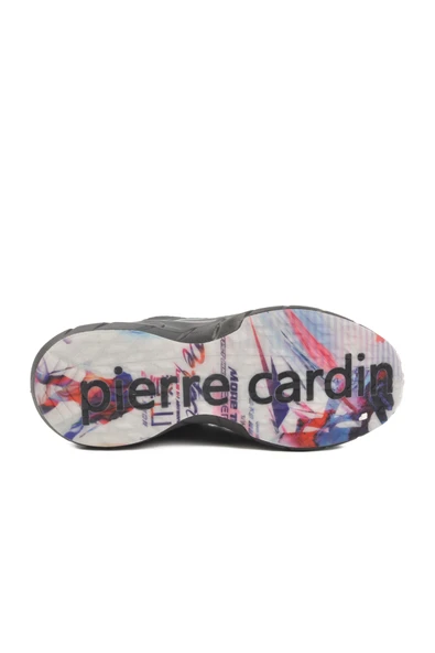 Pierre Cardin Siyah Fileli Kadın Spor Ayakkabı - Resim 5