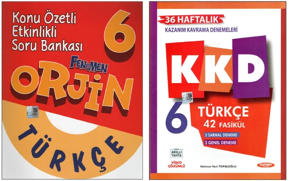 Orjin 6.Sınıf +Kurmay Yayınları KKD Türkçe