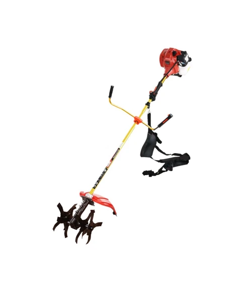 roys Raider Model Alman Benzinli Yan Tırpan Ot Çalı Biçme Toprak Çapalama 2 Çapa Başlıklı Dal Budama - Resim 4