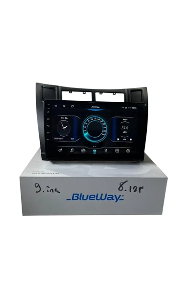 Toyota Yaris 2005-2009 BLUEWAY 8-128 TAM PROFESYONEL OEM MULTİMEDİA ürün görseli 1