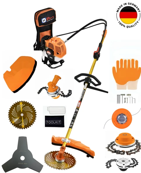 Roy's Alman Sırt Tırpan Çim Biçme Makinesi - Resim 2