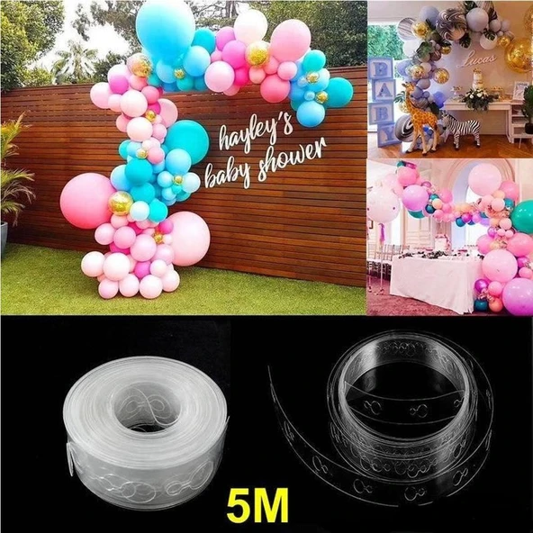 Balon Zinciri - Balon Zinciri Yapma Aparatı 5 mt - 3