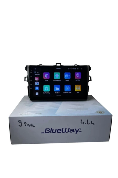 Toyota Corolla 2007-2013 BLUEWAY 4-64 PROFESYONEL OEM MULTİMEDİA - Resim 2