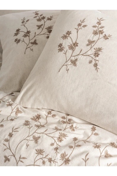 Cotton Keten Çift Kişilik Nevresim Takımı Hemera - 2
