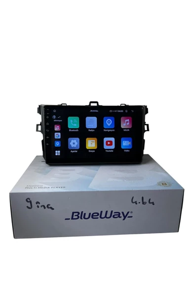 Toyota Corolla 2007-2013 BLUEWAY 4-64 PROFESYONEL OEM MULTİMEDİA ürün görseli 1