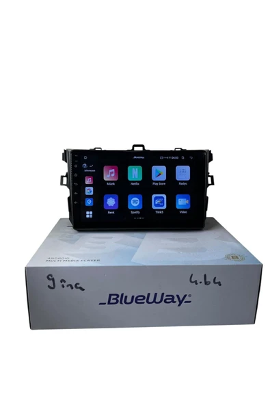 Toyota Corolla 2007-2013 BLUEWAY 4-64 PROFESYONEL OEM MULTİMEDİA - Resim 3
