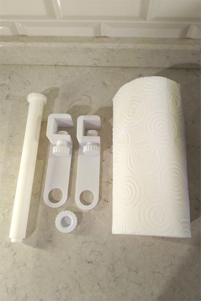 3D Ayarlanılabilir Peçetelik - Mutfak Dolabı Peçetelik - Pratik Peçetelik - 2