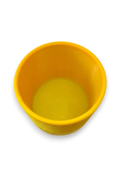 3D Gökkuşağı Renkli Saksı - Kompakt Saksı - Dekoratif ve Modern Tasarım - 3