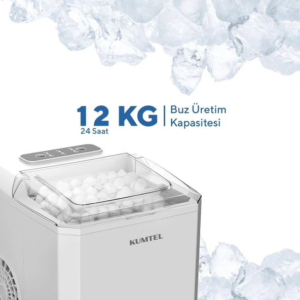 Kumtel Taşınabilir Otomatik Buz Makinesi HIM-02 - 6