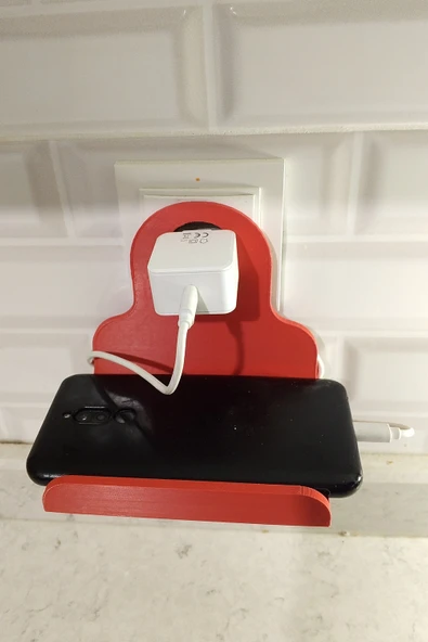 3D Telefon Şarj Tutucu – Şarj Askılığı ve Kablo Toparlayıcı - 2