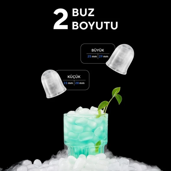 Kumtel Taşınabilir Otomatik Buz Makinesi HIM-02 - 2