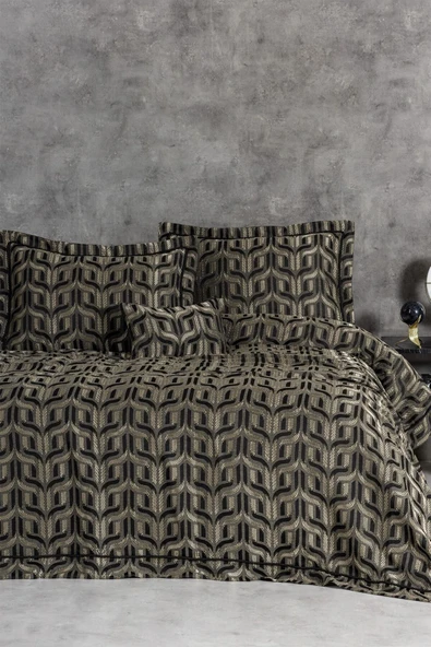 Smart Çift Kişilik Yatak Örtüsü Bertha Antrasit - 2