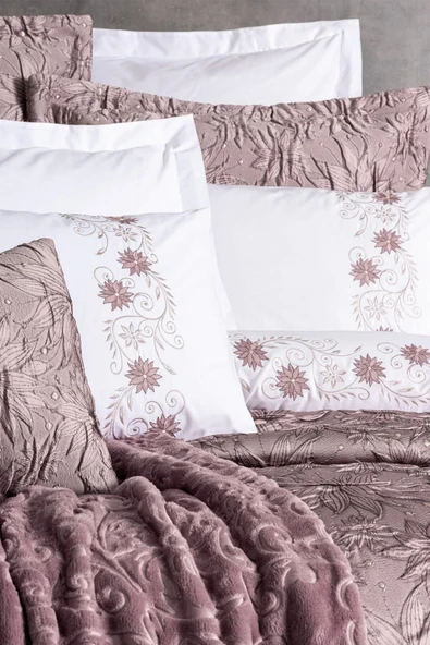 Platinium Çeyiz Seti Theresa Pudra - Resim 2