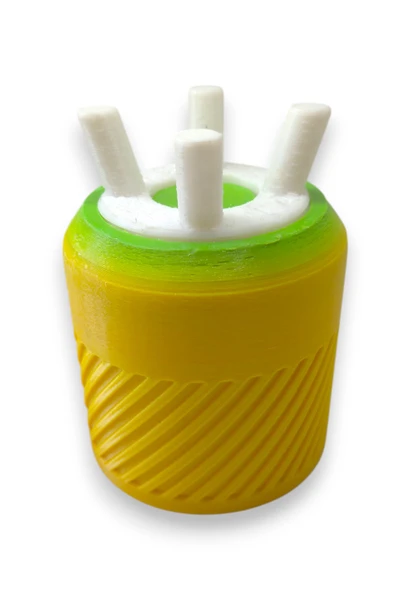 3D Gökkuşağı Renkli Saksı - Kompakt Saksı - Dekoratif ve Modern Tasarım - 5