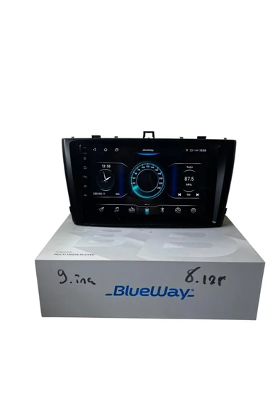 Toyota Avensis 2009-2015 Siyah BLUEWAY 8-128 TAM PROFESYONEL OEM MULTİMEDİA ürün görseli 1