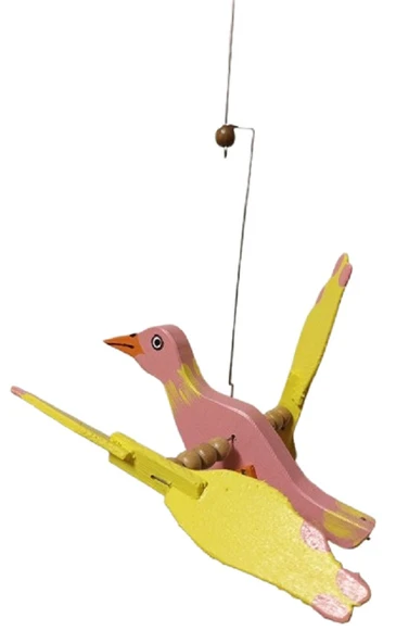 Rüzgaristan miniş bahçe kuşları pembe - 1