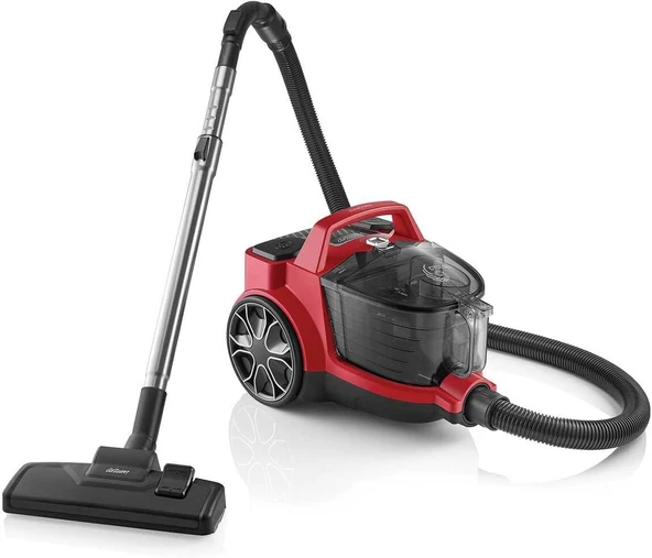 Arzum AR4071 Clean Force Cyclone 890 W Filtreli Toz Torbasız Elektirikli Süpürge, 1.8L Toz Haznesi, Kırmızı ürün görseli 1