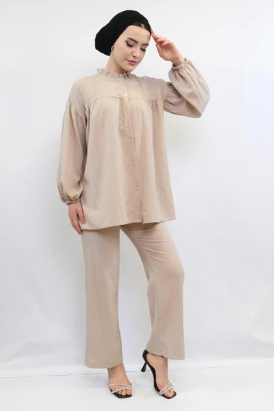 Moda Çizgili Robalı İkili Takım Taş ürün görseli 1