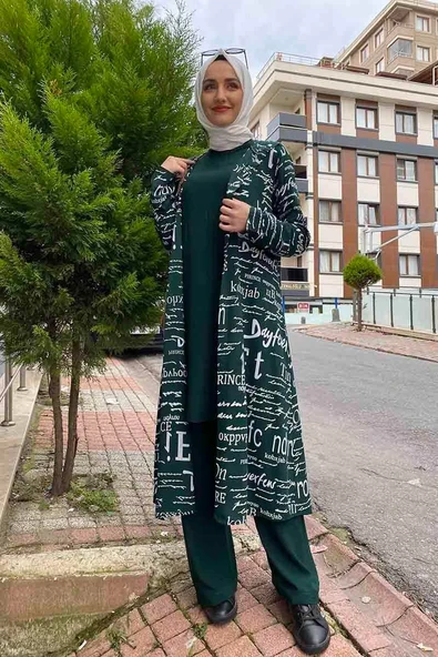 Moda Çizgi Tesettür Takım ürün görseli 1