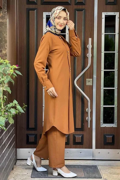 Moda Çizgi Tesettür Takım - 3